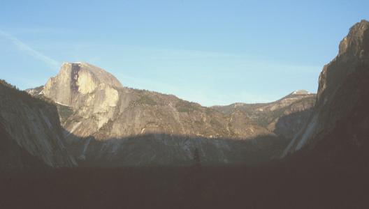 half dome evening