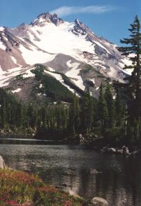 Mt. Jefferson from Bays Lake